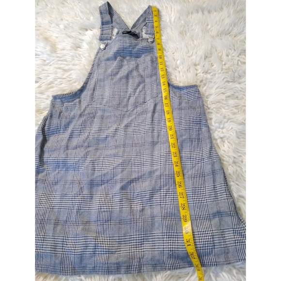 As U Wish women's Y2K black plaid Overall Dress Small - Picture 4 of 6